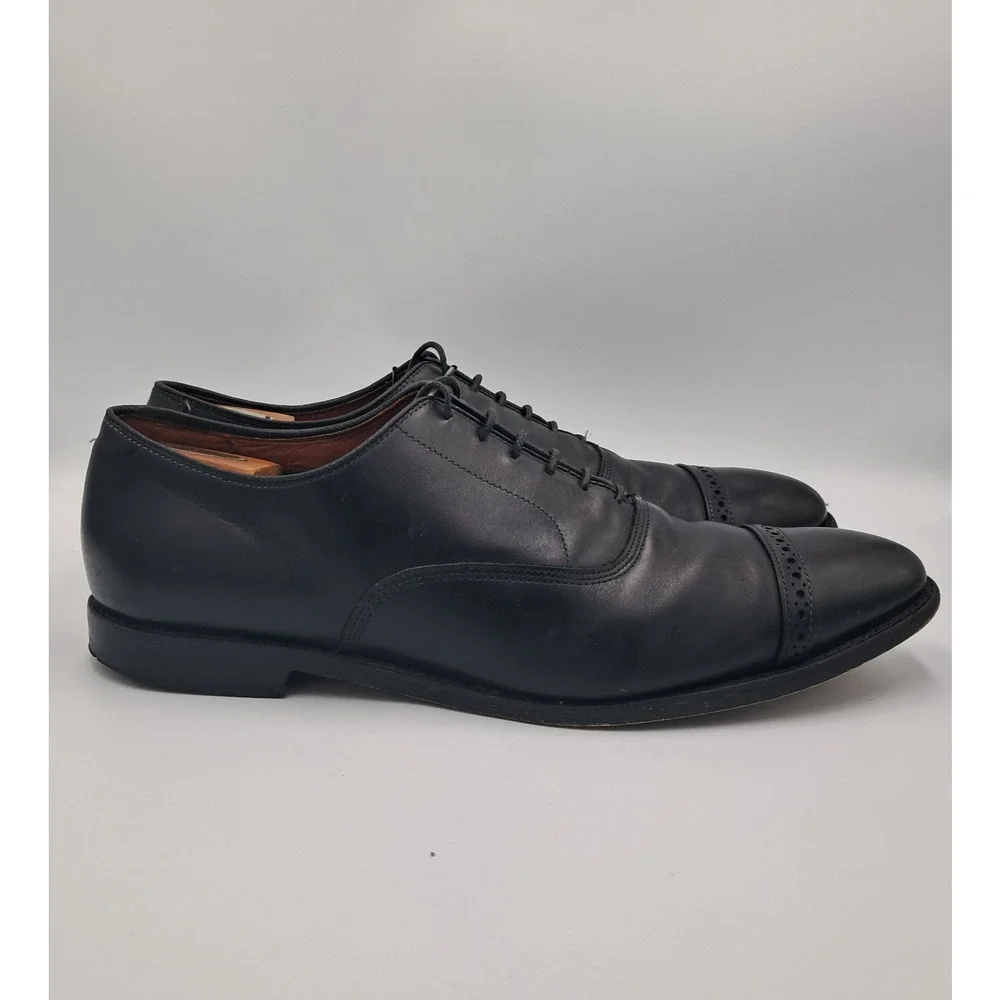 Size 13 - Allen Edmonds Fifth Avenue Cap-Toe Oxford Black Leather